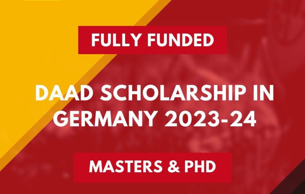 DAAD Scholarship in Germany 2023/24 | Fully Funded