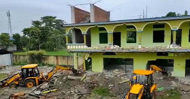 Assam: Government demolishes third Madrasa in a month 